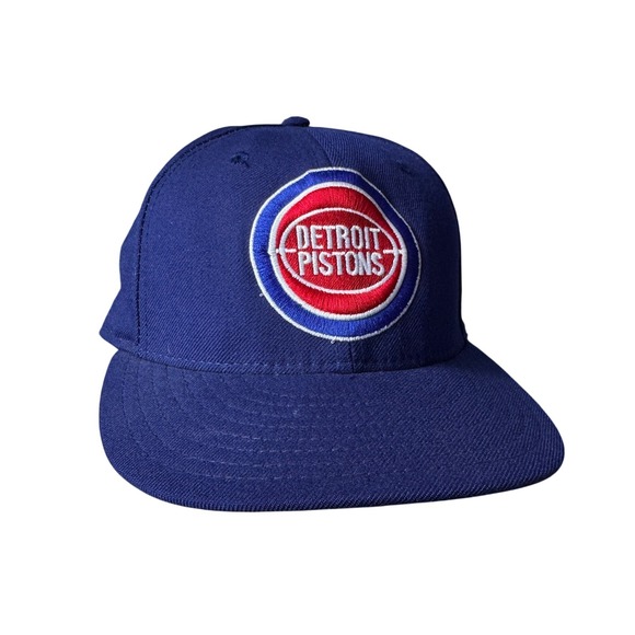 New Era Other - New Era Detroit Pistons Hardwood Classics 59FIFTY Fitted Hat Blue Size 7 1/4 NBA